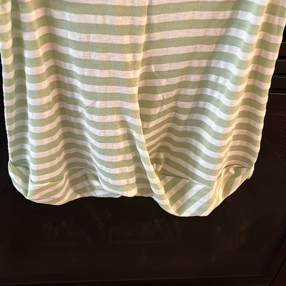Hem & Thread Green and White Tank Top - Picture 3 of 4